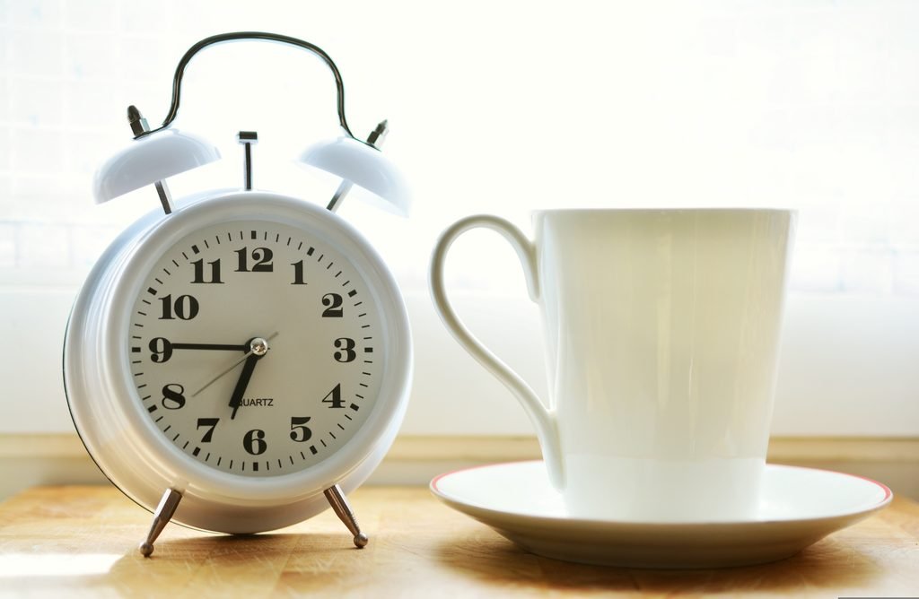café preto para treino de corrida em jejum
