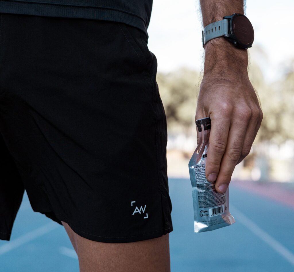 Gel de carboidrato para corrida